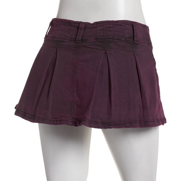 Juniors Almost Famous&#8482; Equinox Pleated Denim Skort
