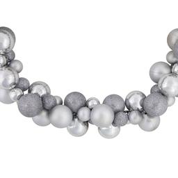 Northlight Seasonal 6ft. Shatterproof Silver Christmas Garland