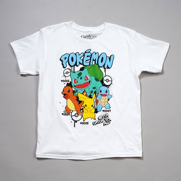 Boys (8-20) Pokémon™ Gotta Catch Em All Tee - White