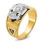 Mens Gentlemen&#8217;s Classics&#8482; 14kt. Gold 1/6ctw. Diamond Rite Ring - image 7