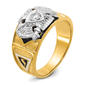 Mens Gentlemen’s Classics™ 14kt. Gold 1/6ctw. Diamond Rite Ring - image 7
