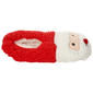 Womens Fuzzy Babba Santa Puffer Slippers Socks - image 3