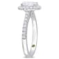 Diamond Classics™ 1.5ctw. Diamond 14kt. White Gold Halo Ring - image 2