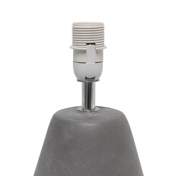 Simple Designs Pinnacle Concrete Table Lamp