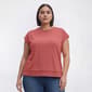 Plus Size Preswick & Moore(R) Extended Sleeve Floral Daisy Trim Tee - image 1