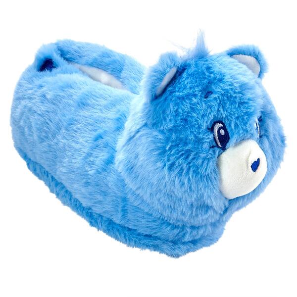 Womens Fuzzy Babba Plush Head Care Bears Slippers - image 