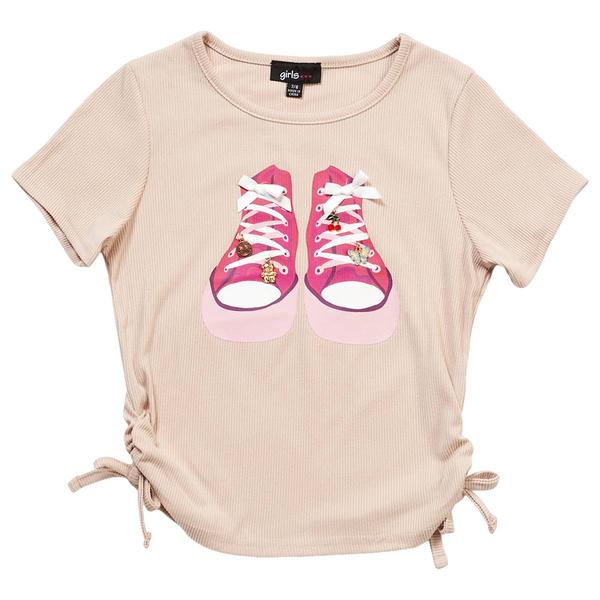 Girls (7-16) Dream Girl Converse w/ Charms Short Sleeve Tee - image 