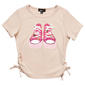 Girls (7-16) Dream Girl Converse w/ Charms Short Sleeve Tee - image 1