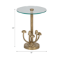 Sagebrook Home Gold Mushrooms Accent Table - image 5