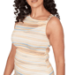 Womens Emaline Limoncello Sunrise Spaced Dye Stripe Tank Top - image 5