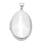 Gold Classics&#40;tm&#41; 14kt. White Gold Polished Domed Locket - image 1