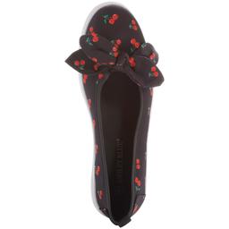 Womens Ashley Blue Cherry Canvas Slip On Flats