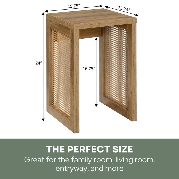 Convenience Concepts Northfield Weave End Table