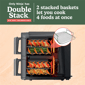 Ninja® DoubleStack XL 6-in-1 2-Basket Space Saving Air Fryer - image 3