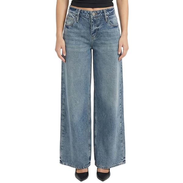 Juniors YMI® Joey Low Rise Super Wide Leg Jeans - image 
