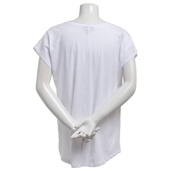 Womens Erika Dolman Sleeve Round Neck Anchor Graphic Tee
