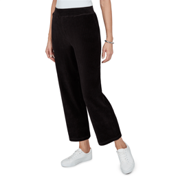Petite Alfred Dunner Weekend Warrior Pull On Velour Pants
