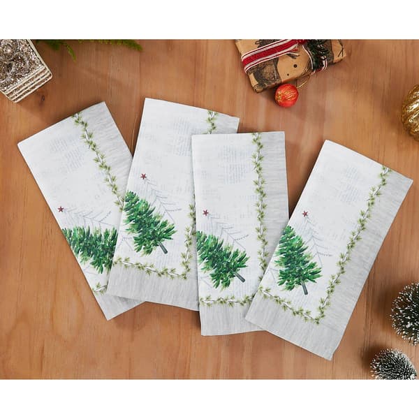 Avanti Trees Holiday Napkins - Set of 4 - image 