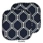 Sweet Home Collection Mirage Hexagonal Memory Foam Chair Pad - image 6