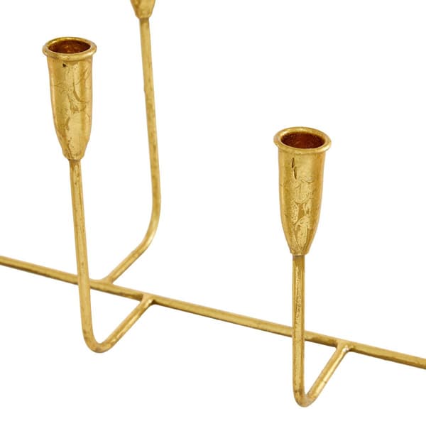9th & Pike&#174; Gold Contemporary 7-Stick Candle Holder