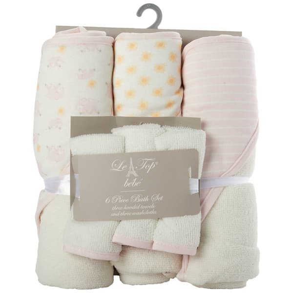 Le Top(R) 6pc. Sunny Elephant Bath Set - image 