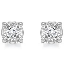 Diamond Classics™ White Gold Solitaire Diamond Stud Earrings