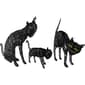 Northlight Seasonal Set of 3 LED Black Cat Outdoor Decor - image 5