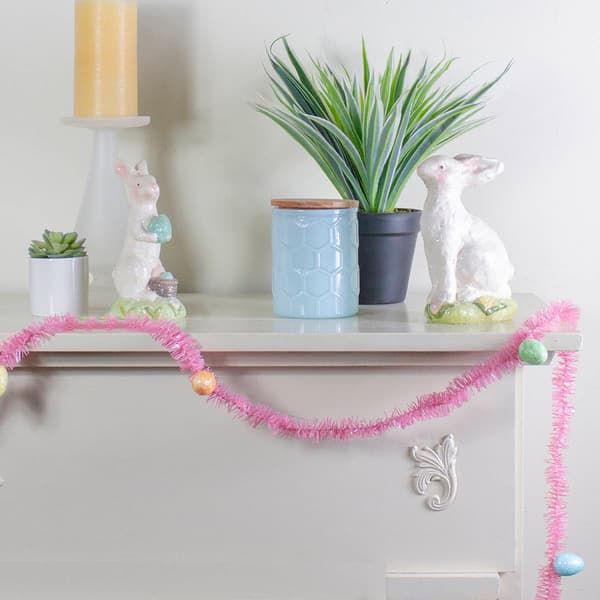 Northlight Seasonal Tinsel Easter Egg Garland