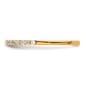 Pure Fire 14kt. Yellow Gold Lab Grown Diamond Wedding Band - image 3
