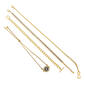 Steve Madden Set of 4 Slider & Chain Bracelet Set - image 2