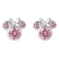 Disney Minnie Mouse Sterling Silver CZ Studs - image 1