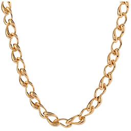 Design Collection 18in. Polished Link Gold-Tone Necklace