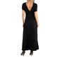 Plus Size 24/7 Comfort Apparel Maxi Maternity Empire Waist Dress - image 3