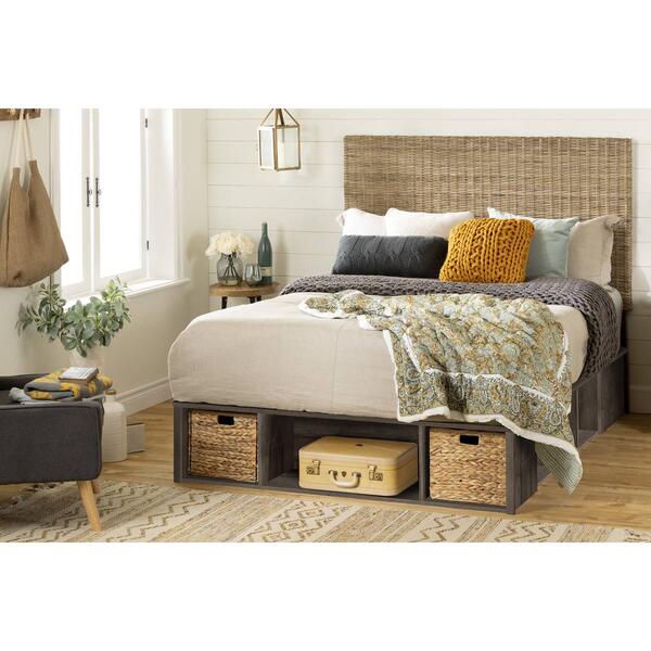 South Shore Avilla Storage Bed with Baskets