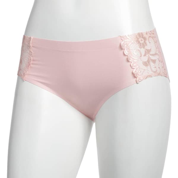 Womens Laura Ashley(R) Brushed Micro Hipster Panties LS3284AN - image 