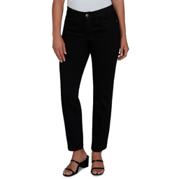 Womens Skyes the Limit Champagne Holiday Embellished Jeans