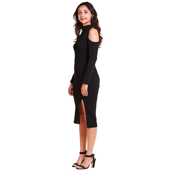 Juniors Madden Girl After Party Cold Shoulder Sweater Dress