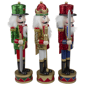 Nutcracker Factory Wooden Christmas Nutcrackers - Set of 3 - image 2