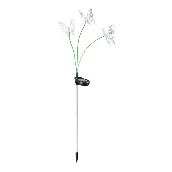 Evergreen Butterfly Solar Garden Stake - image 