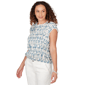 Petite Skye’s the Limit Summer Spice Cap Sleeve Blouse - image 3