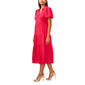 Womens MSK Short Sleeve Crinkle Twill Tier Maxi Dress - image 4