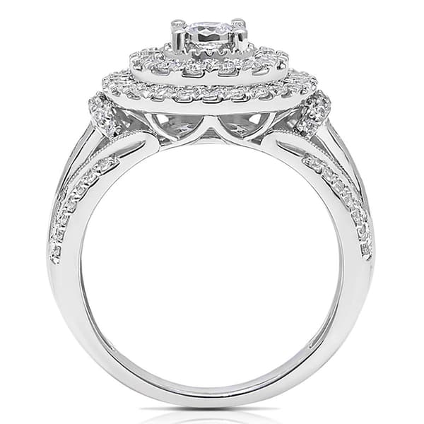 Diamond Classics™ White Gold 1ctw. Halo Bridal Ring