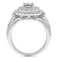 Diamond Classics™ White Gold 1ctw. Halo Bridal Ring - image 4