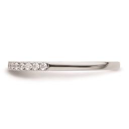 Pure Fire 14kt. White Gold Lab Grown Diamond Polish Wedding Band