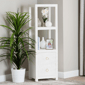 bali & pari Xavier Grasscloth Tall Storage Cabinet - image 9