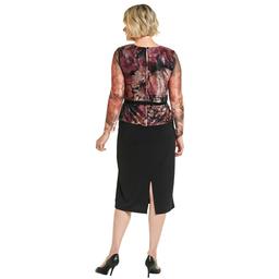 Womens Rabbit Rabbit Rabbit Long Sleeve Floral Midi Dress