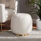 Baxton Studio Raelynn Modern Ivory Boucle Upholstered Ottoman - image 2