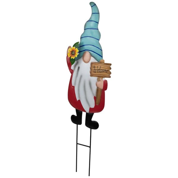 Northlight Seasonal Welcome Gnome Garden Stake