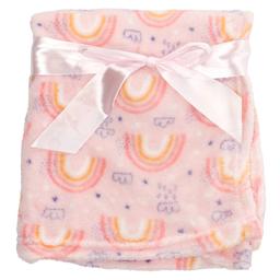 My Baby Rainbow Plush Blanket