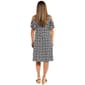 Womens MSK Cold Shoulder Abstract Swing Shift Dress - image 3